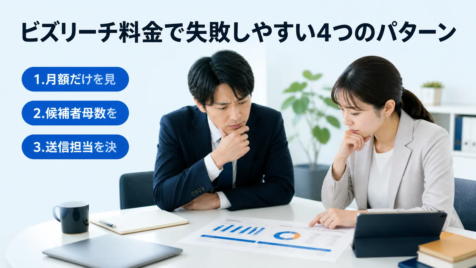 ビズリーチ料金で失敗しやすい4つのパターン