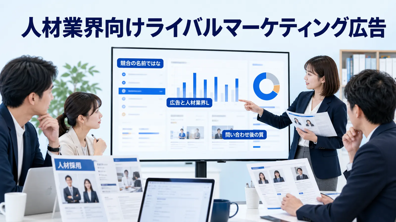 人材業界向けライバルマーケティング広告