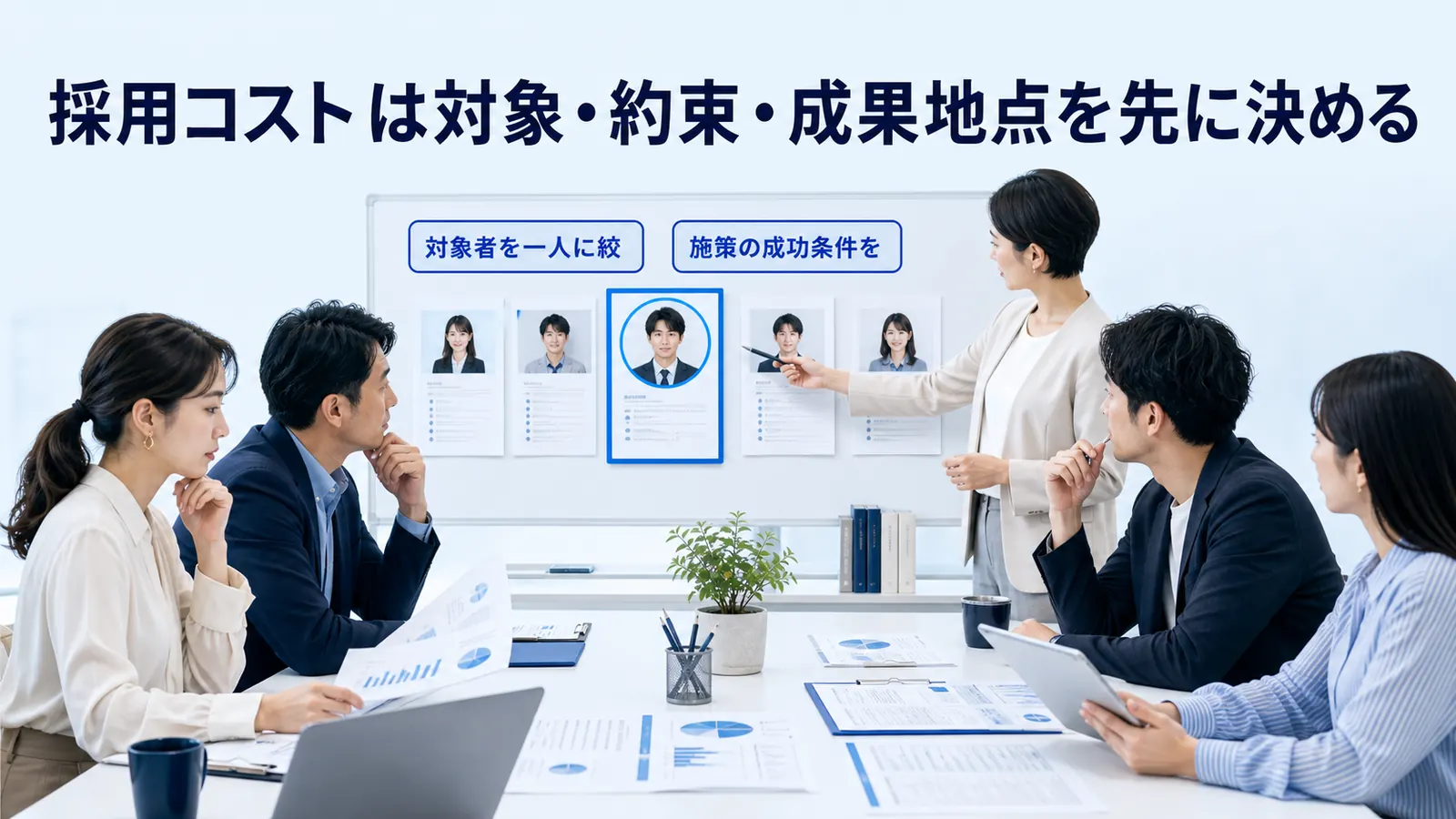 採用コストは対象・約束・成果地点を先に決める