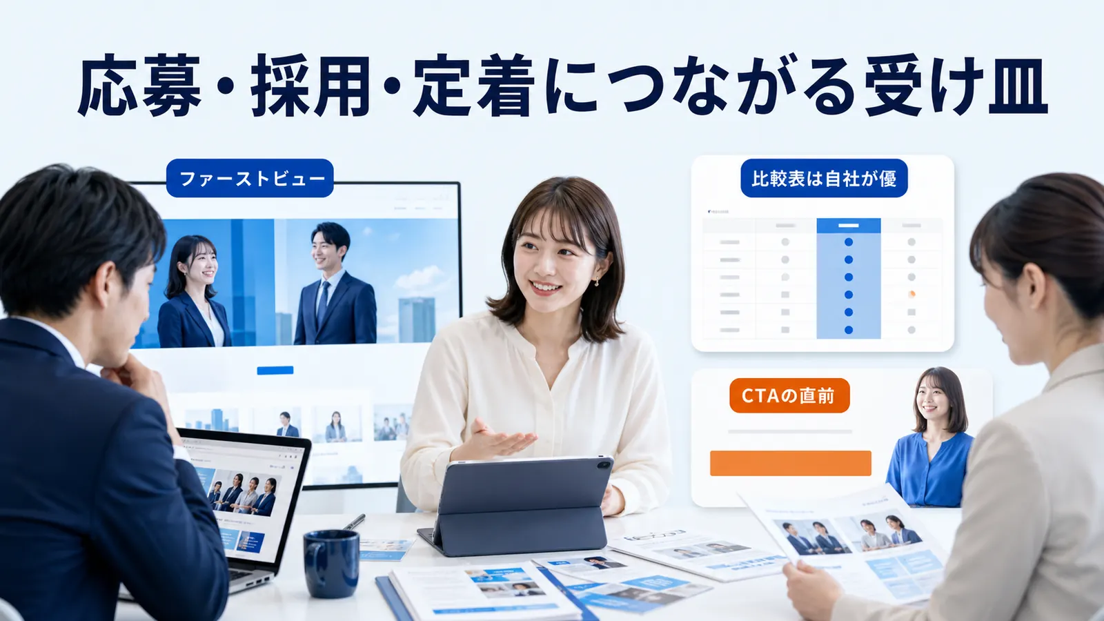 応募・採用・定着につながる受け皿