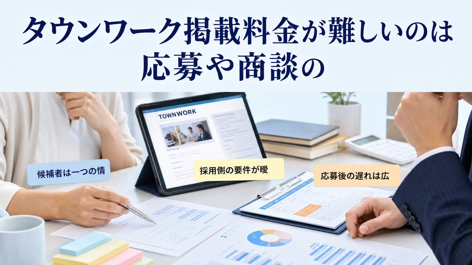 タウンワーク掲載料金が難しいのは応募や商談の