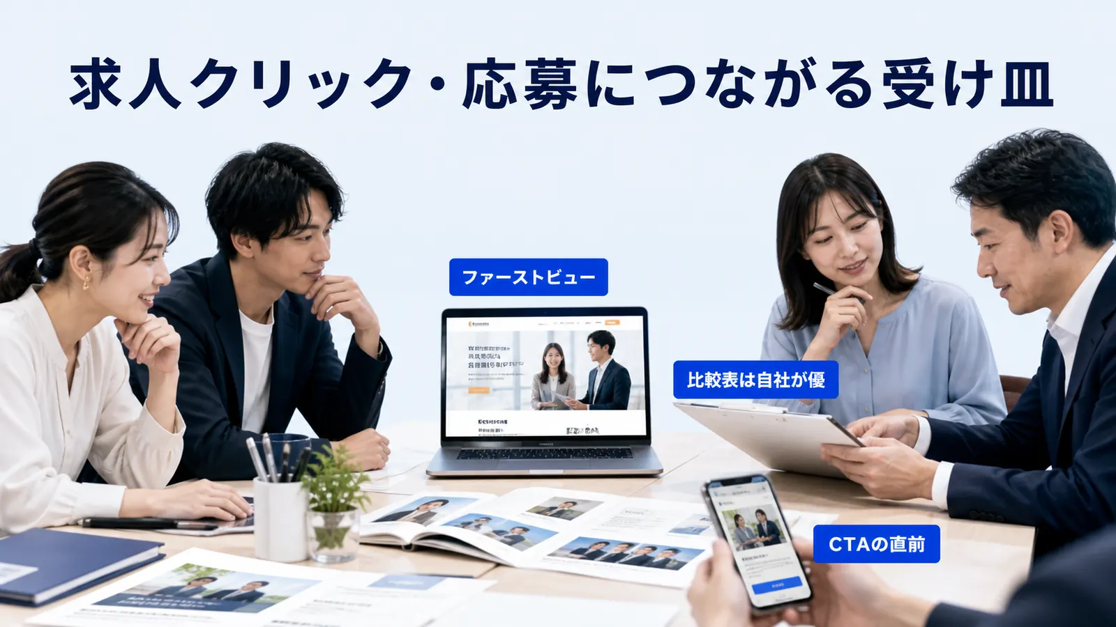 求人クリック・応募につながる受け皿