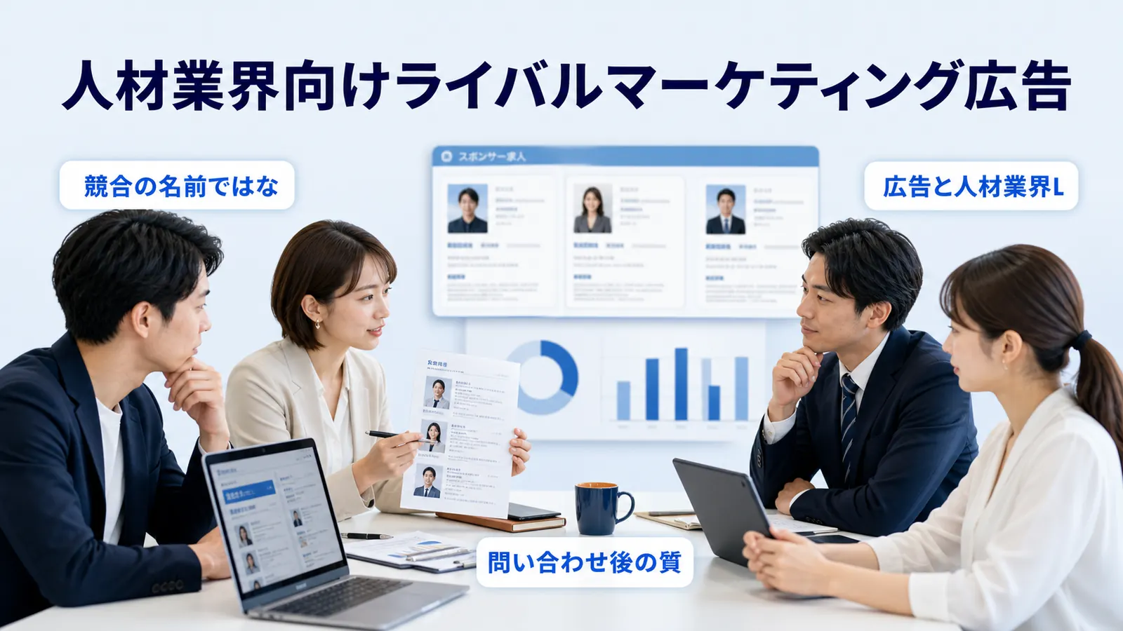 人材業界向けライバルマーケティング広告