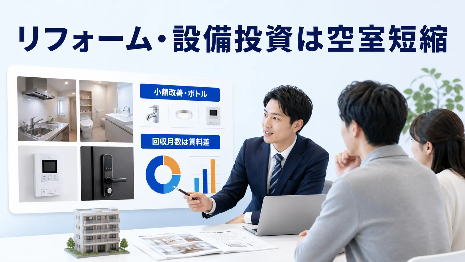 リフォーム・設備投資は空室短縮