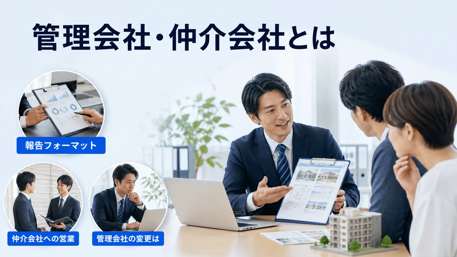 管理会社・仲介会社とは