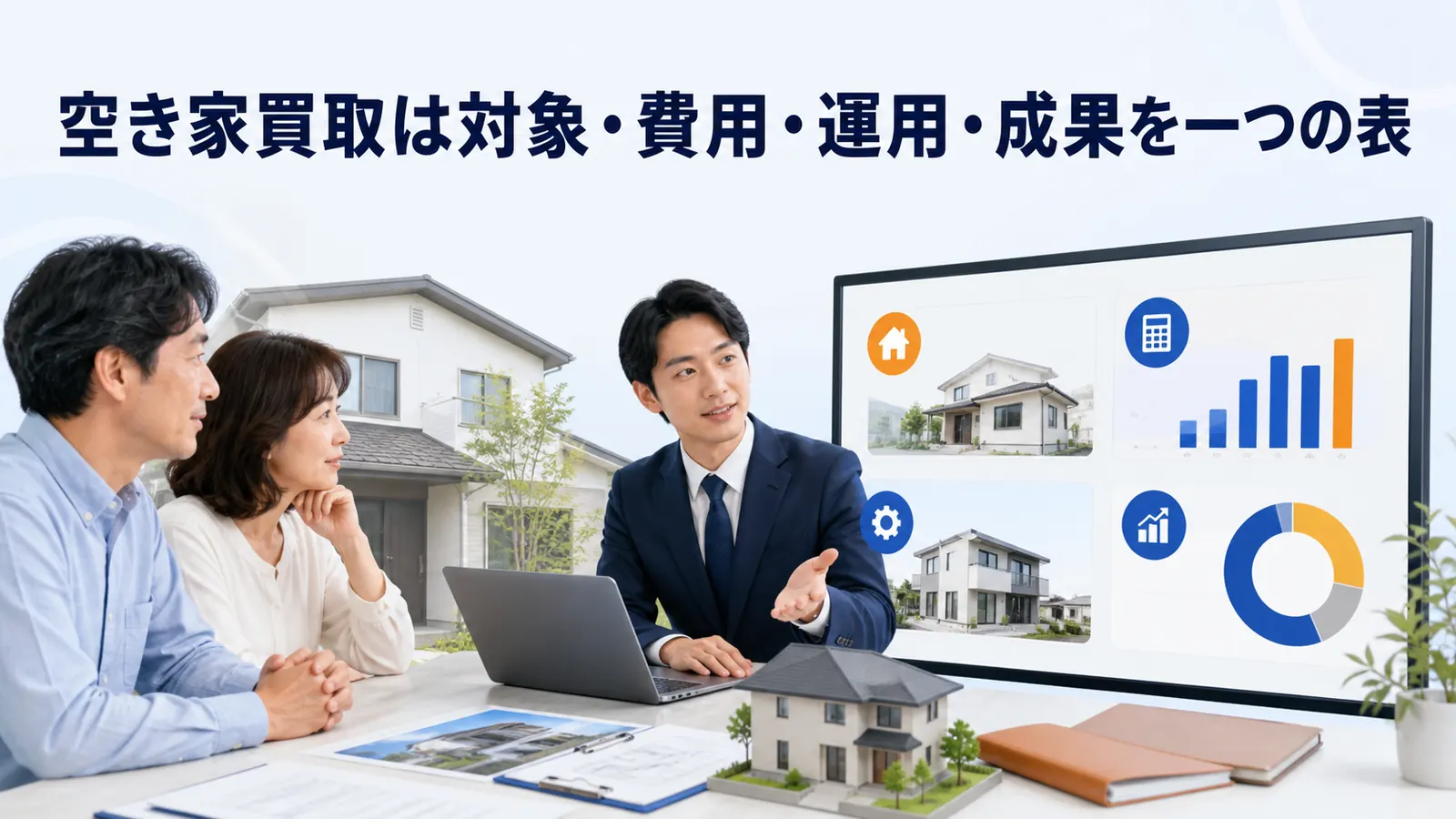 空き家買取は対象・費用・運用・成果を一つの表