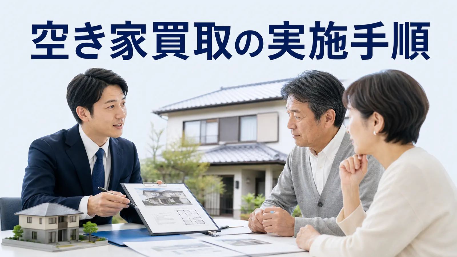 空き家買取の実施手順