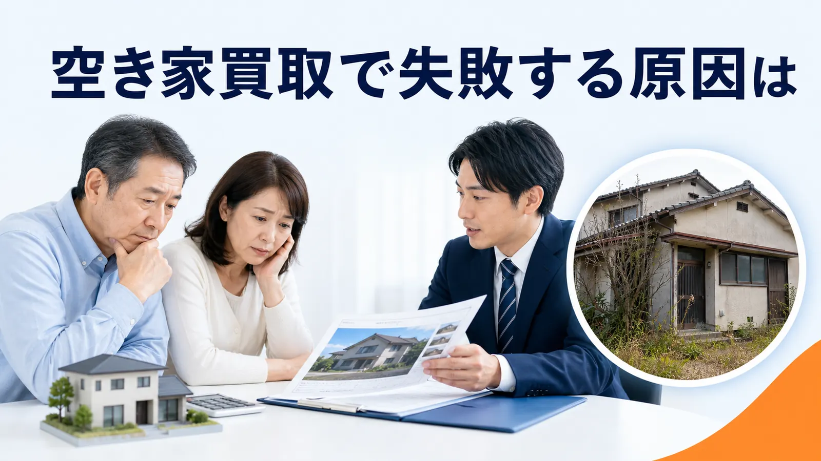 空き家買取で失敗する原因は