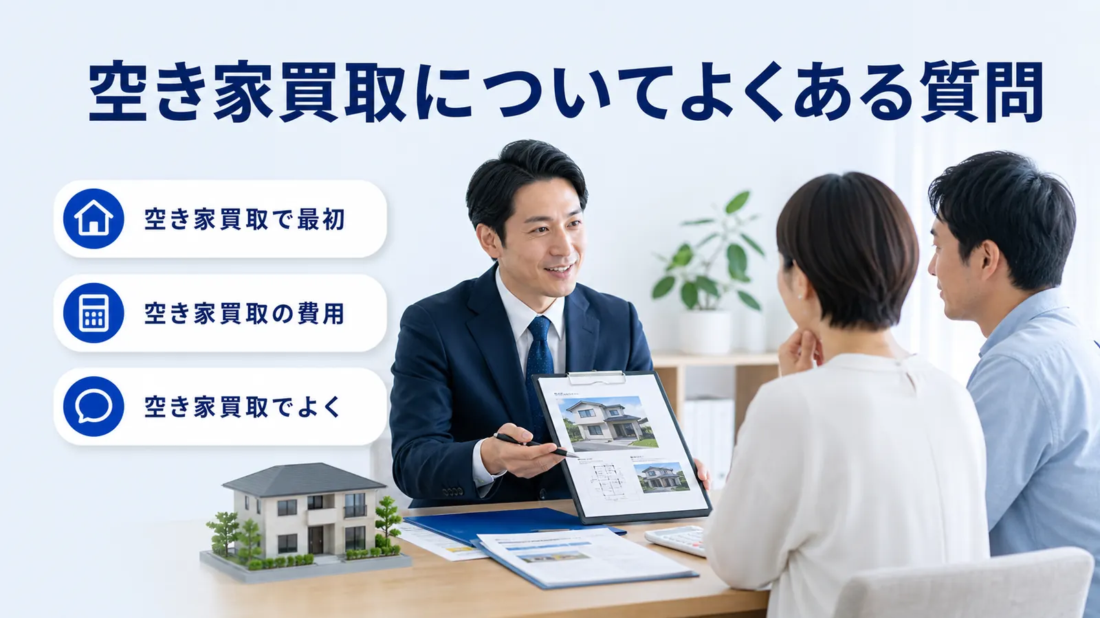 空き家買取についてよくある質問