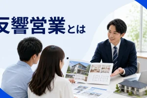 反響営業とはを内容別のオリジナル構図で整理した図解