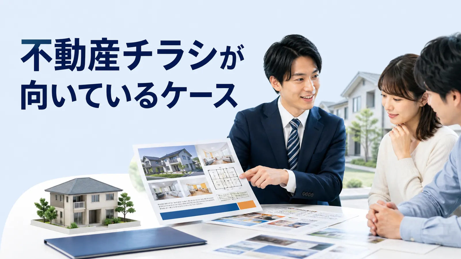 不動産チラシが向いているケース