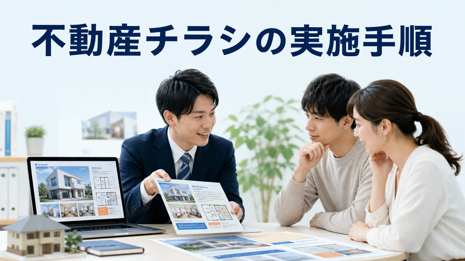 不動産チラシの実施手順
