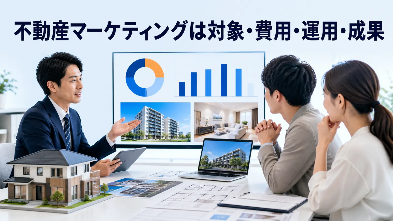 不動産マーケティングは対象・費用・運用・成果