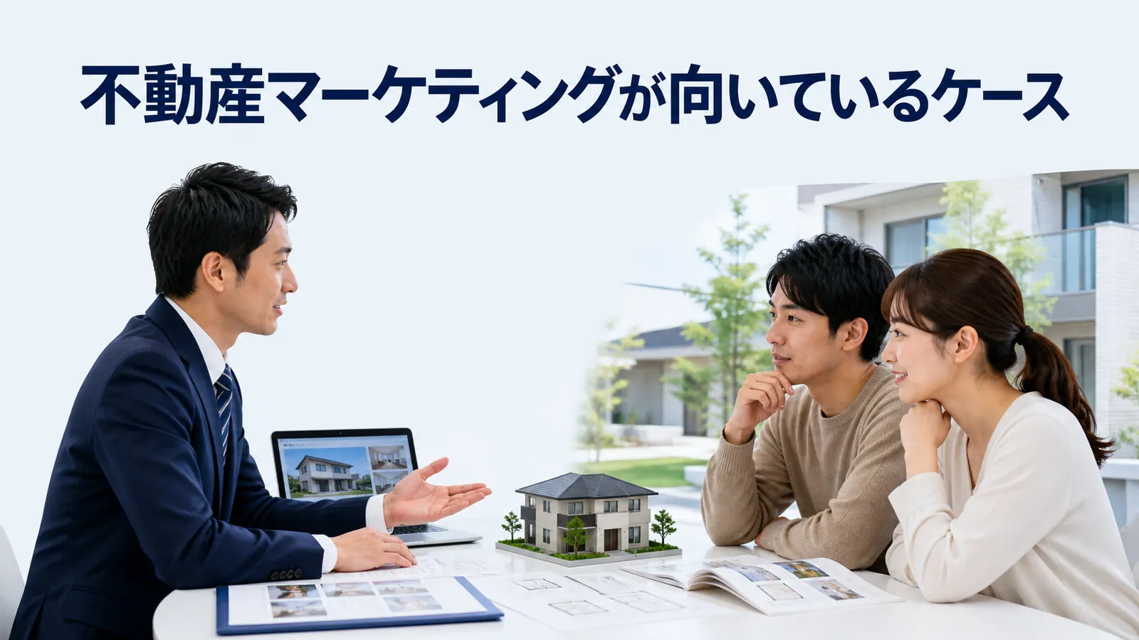 不動産マーケティングが向いているケース