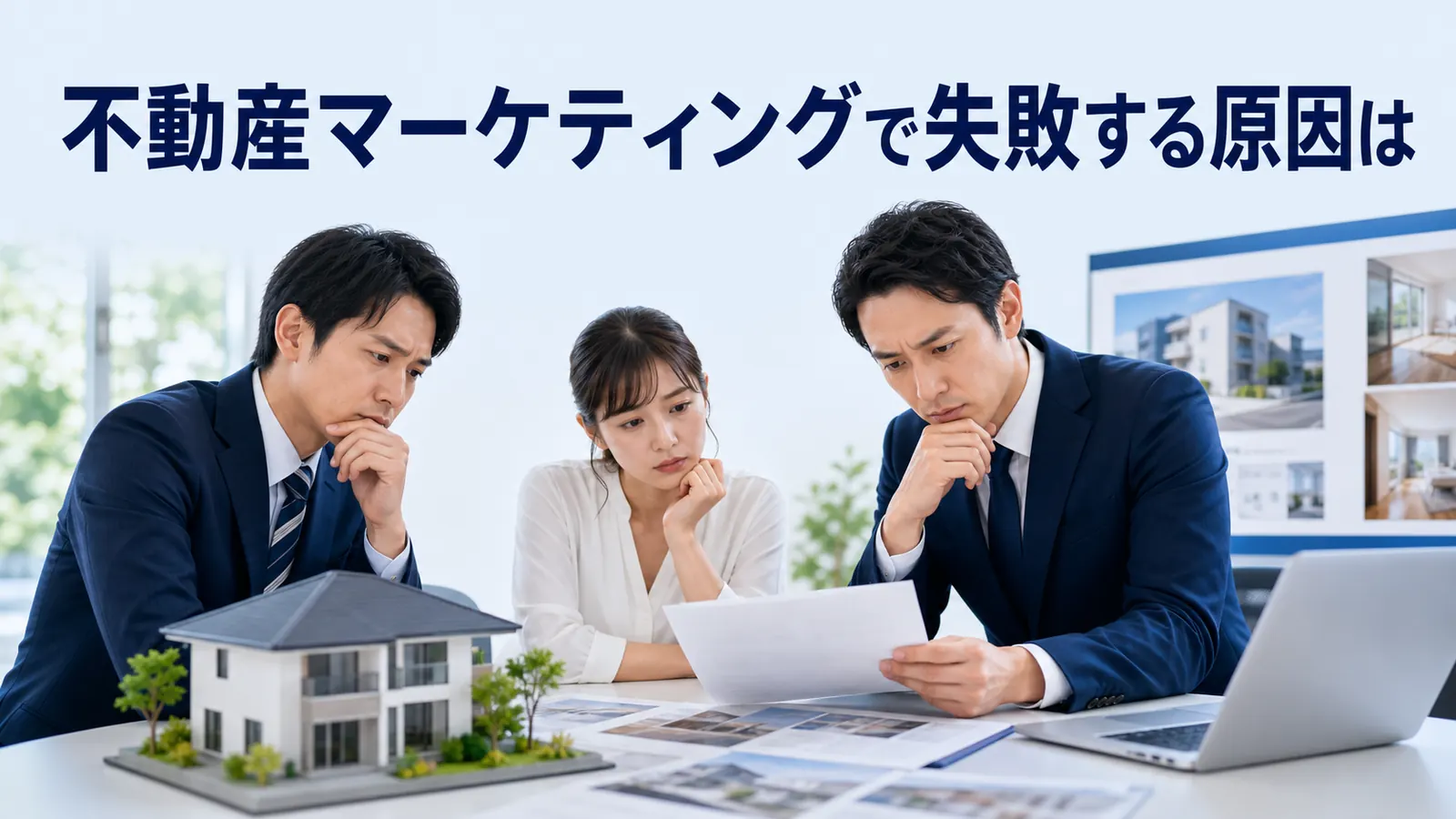 不動産マーケティングで失敗する原因は