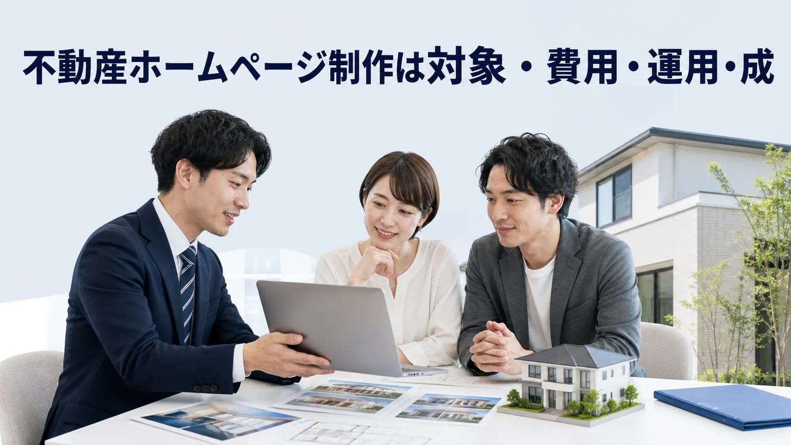 不動産ホームページ制作は対象・費用・運用・成