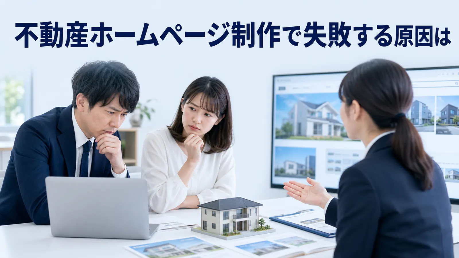 不動産ホームページ制作で失敗する原因は