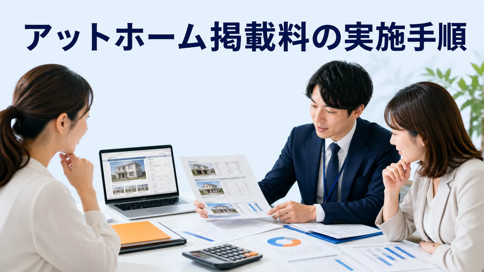 アットホーム掲載料の実施手順