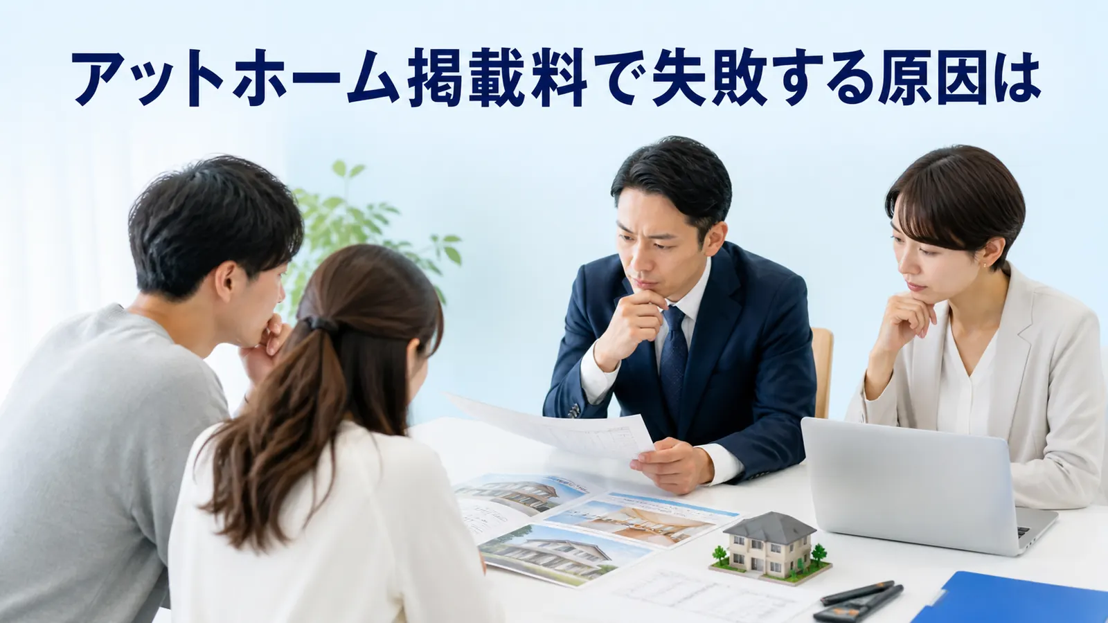 アットホーム掲載料で失敗する原因は