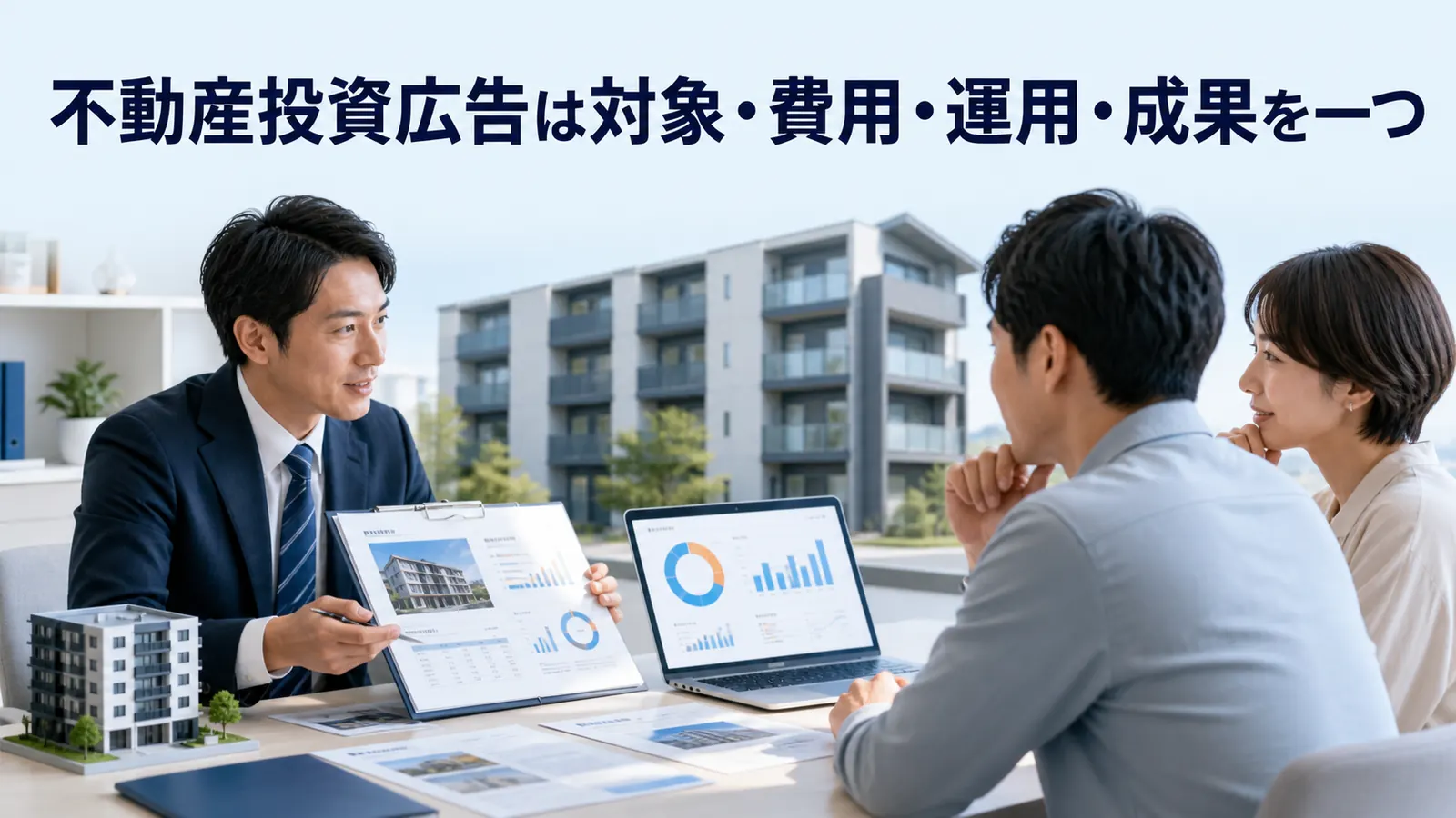 不動産投資広告は対象・費用・運用・成果を一つ