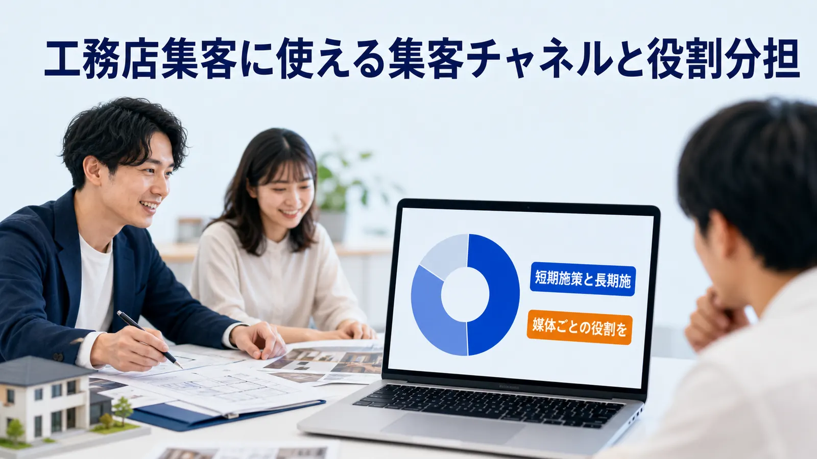 工務店集客に使える集客チャネルと役割分担