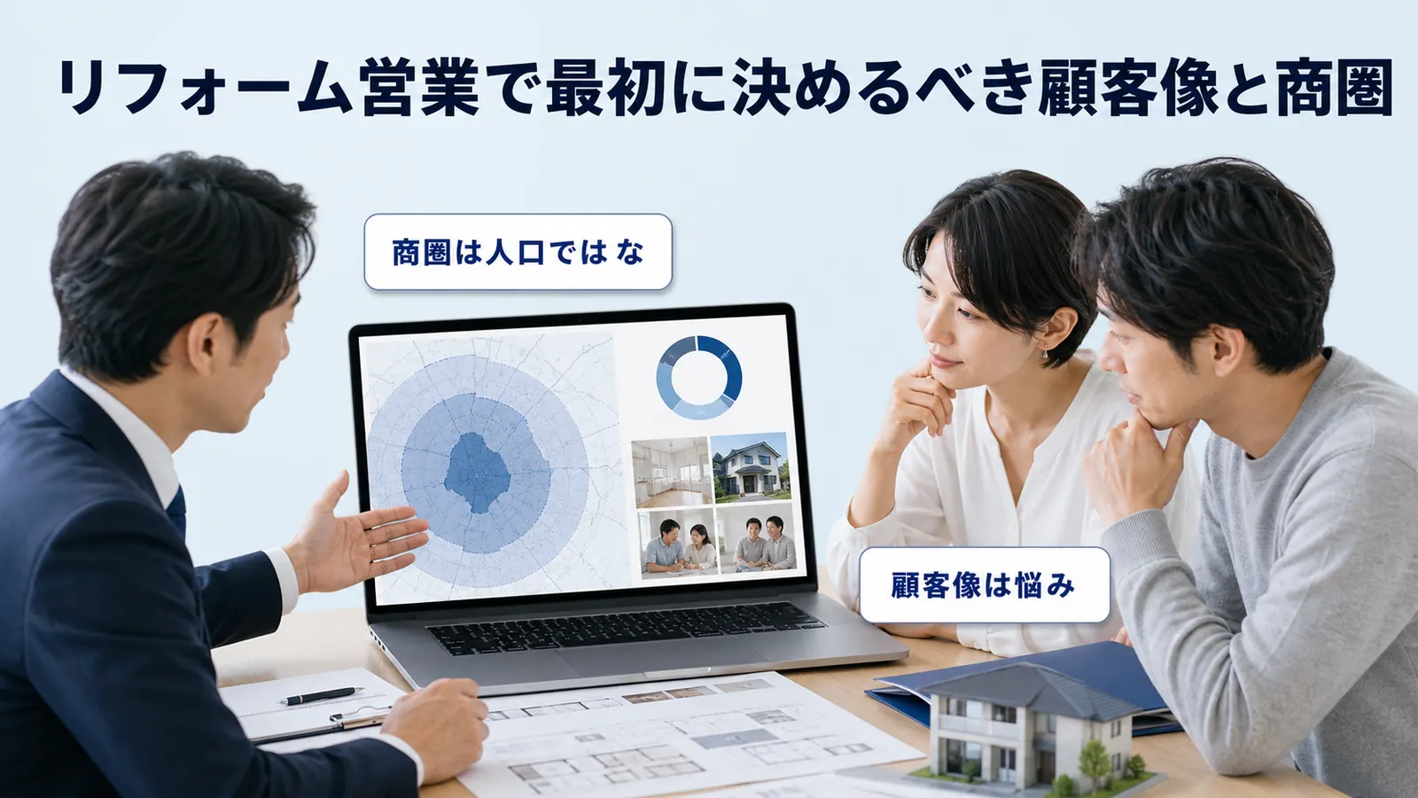 リフォーム営業で最初に決めるべき顧客像と商圏