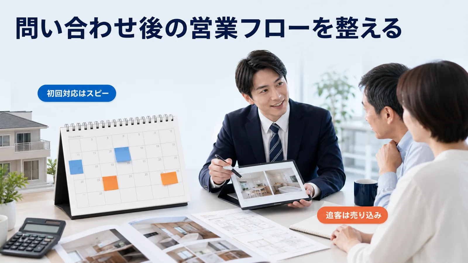 問い合わせ後の営業フローを整える