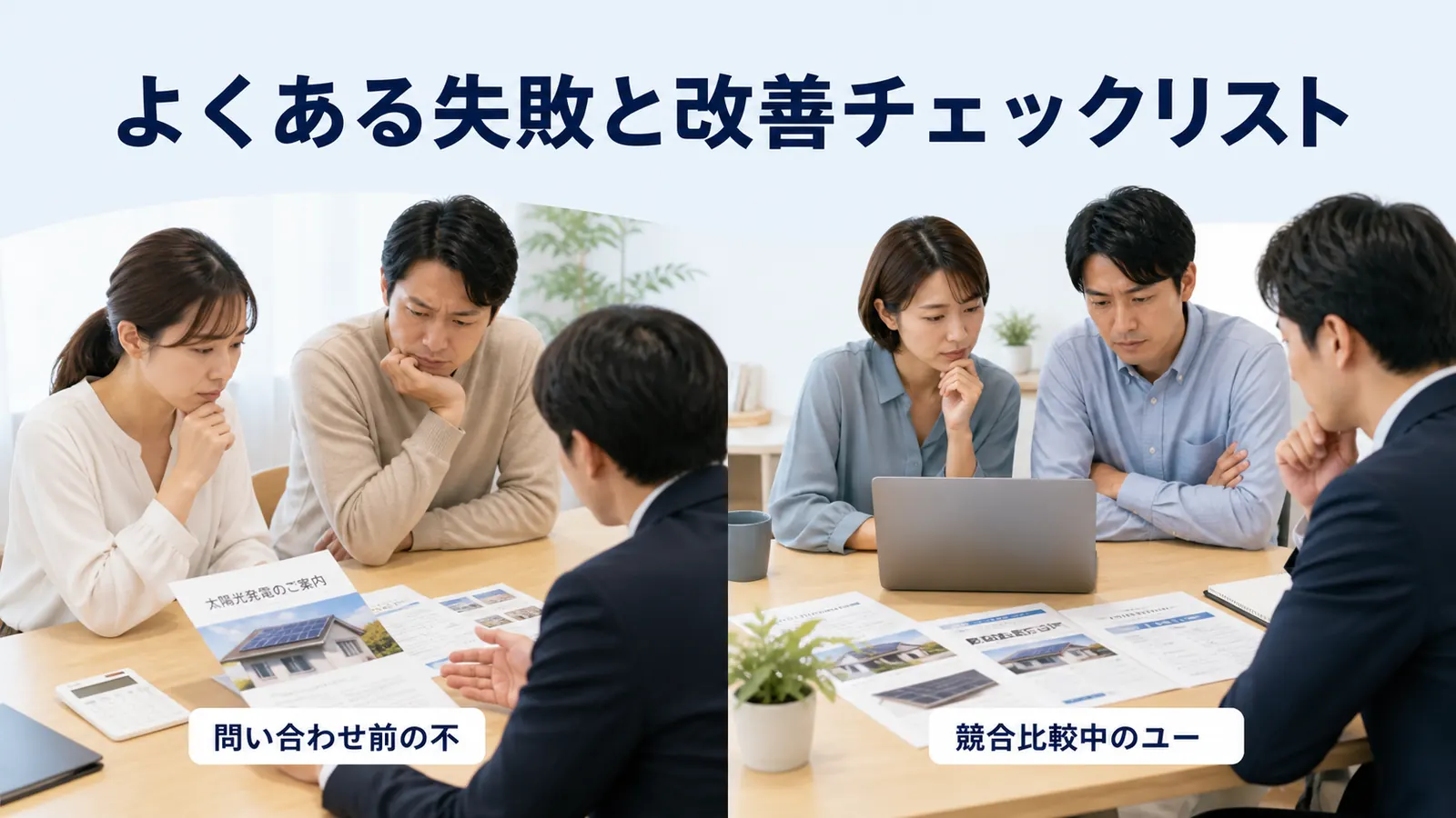 よくある失敗と改善チェックリスト