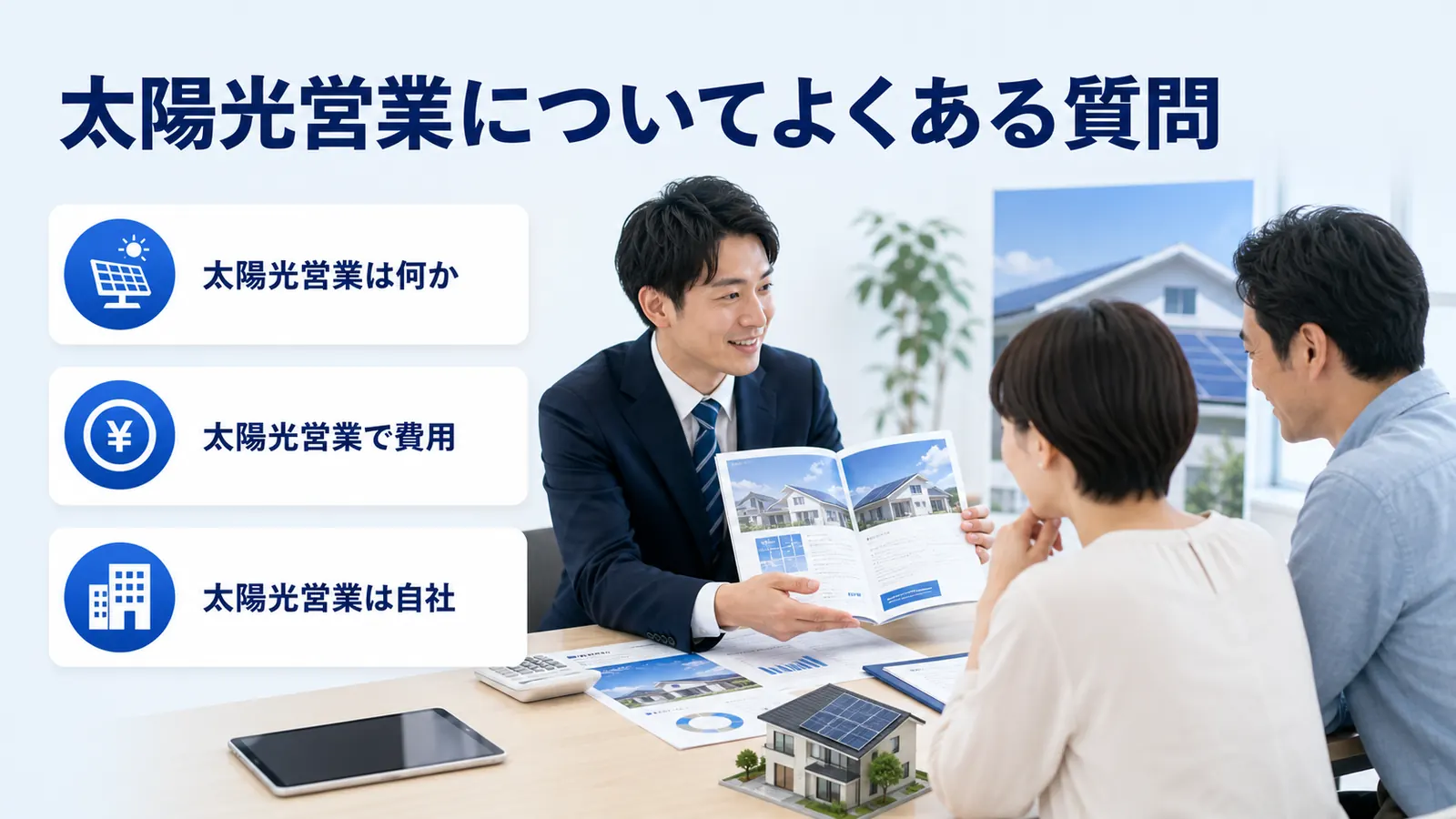 太陽光営業についてよくある質問
