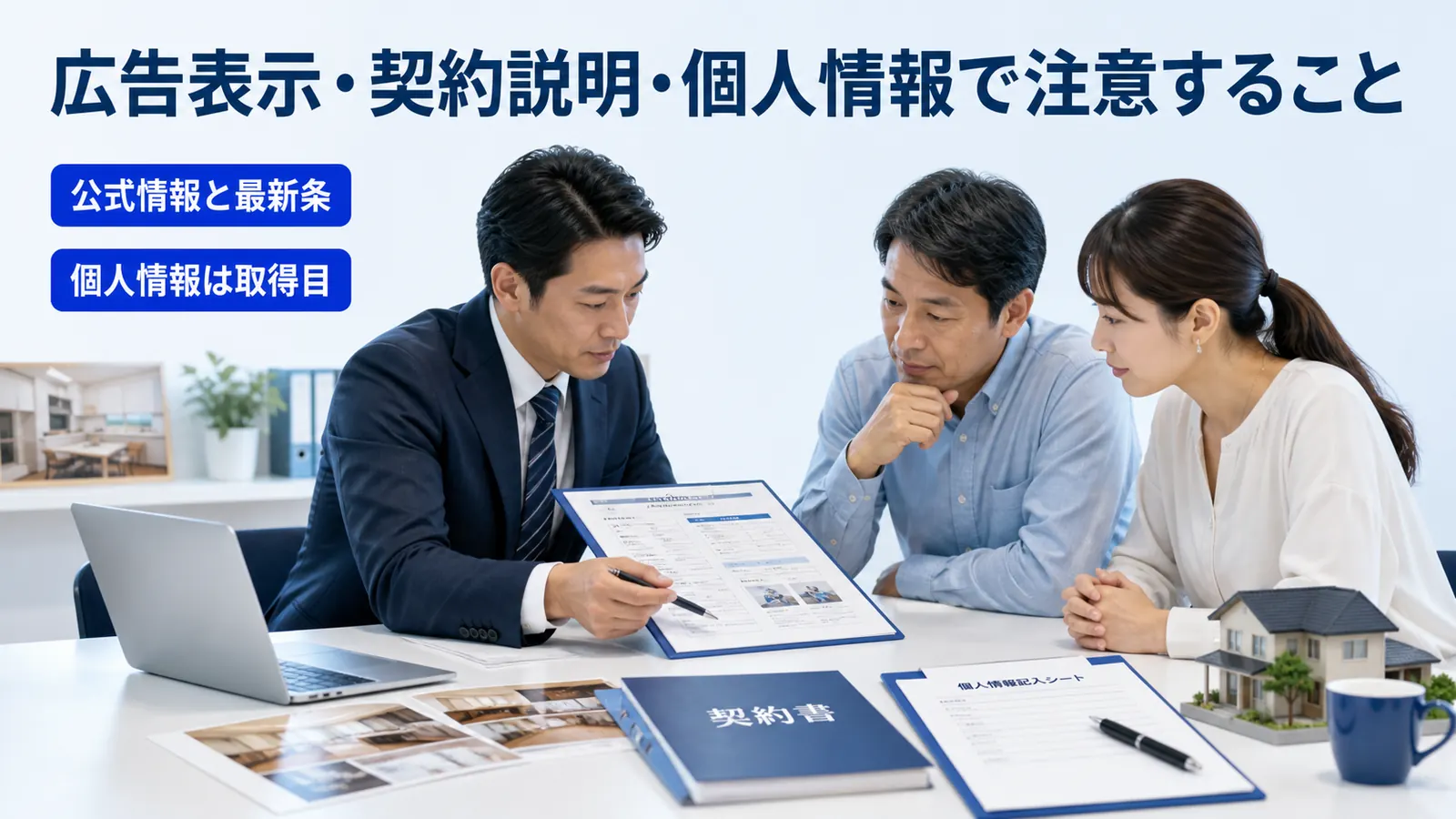 広告表示・契約説明・個人情報で注意すること
