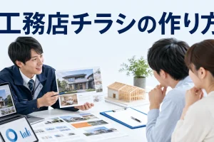 工務店チラシの作り方を内容別のオリジナル構図で整理した図解