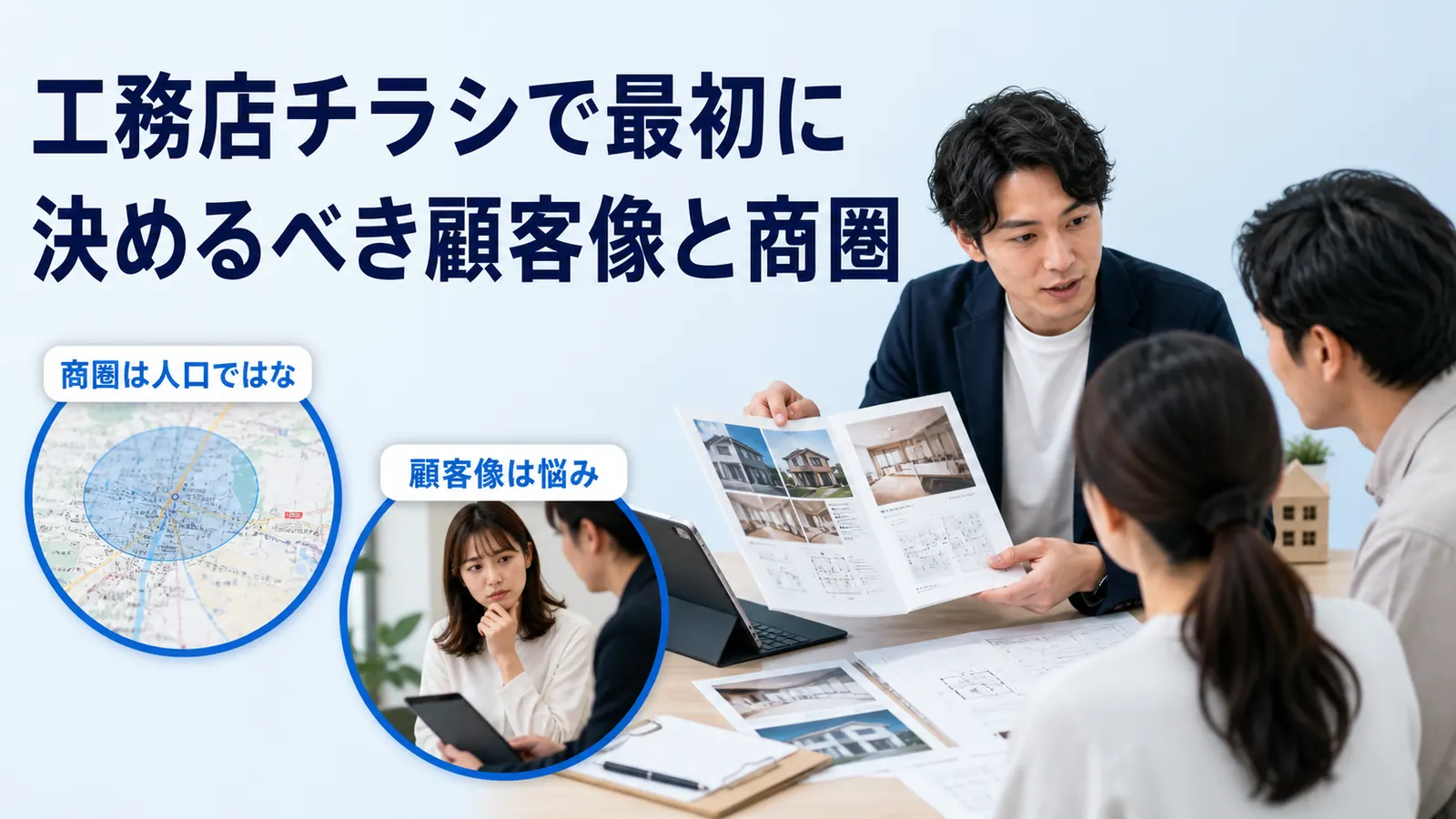工務店チラシで最初に決めるべき顧客像と商圏