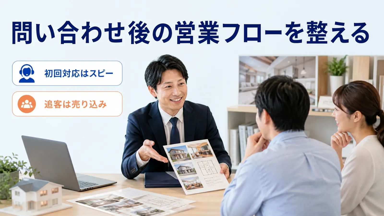 問い合わせ後の営業フローを整える