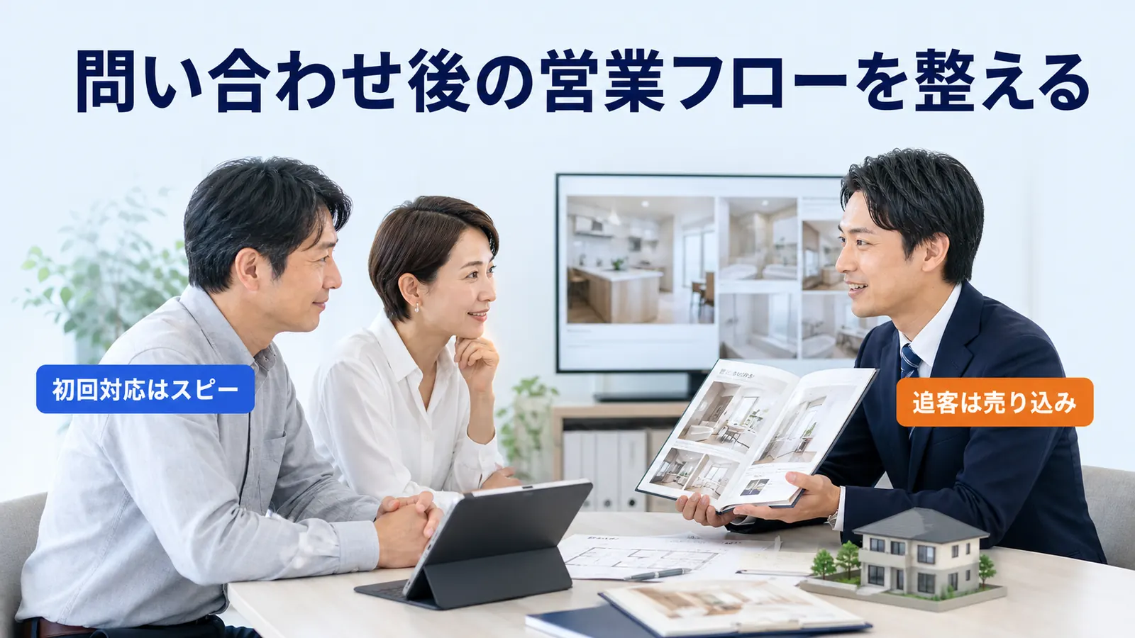 問い合わせ後の営業フローを整える
