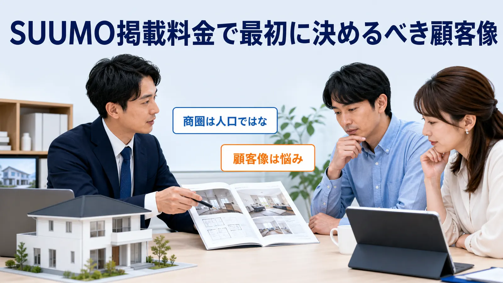 SUUMO掲載料金で最初に決めるべき顧客像