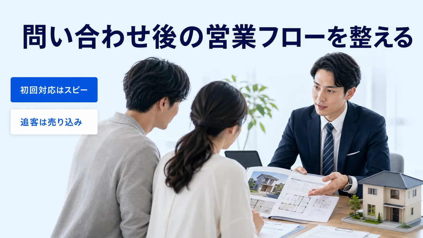 問い合わせ後の営業フローを整える