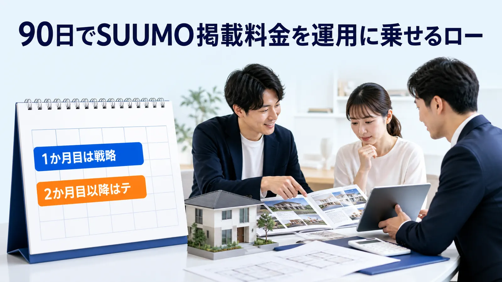 90日でSUUMO掲載料金を運用に乗せるロー