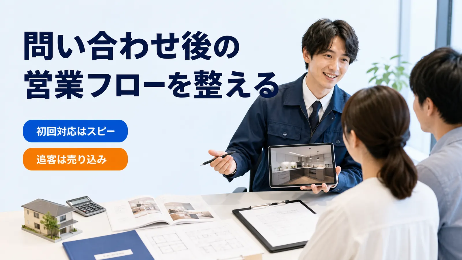 問い合わせ後の営業フローを整える