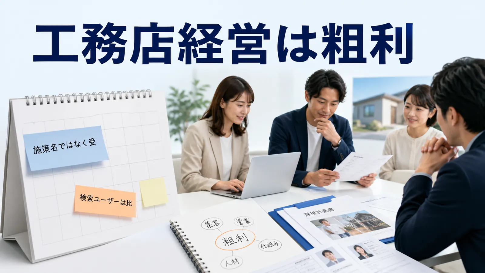 工務店経営は粗利