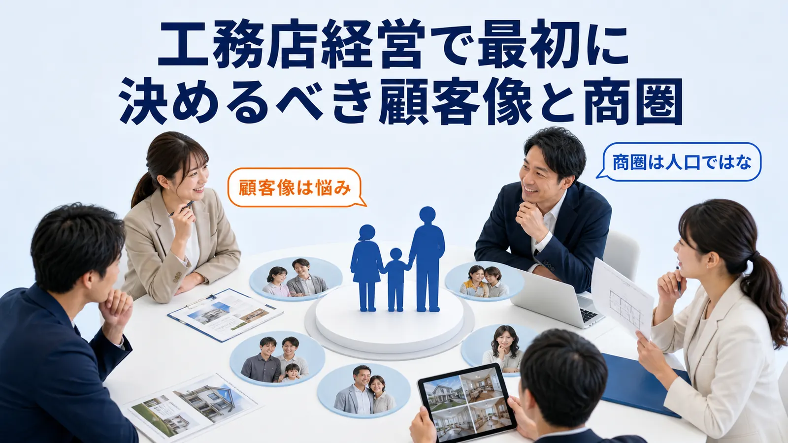 工務店経営で最初に決めるべき顧客像と商圏
