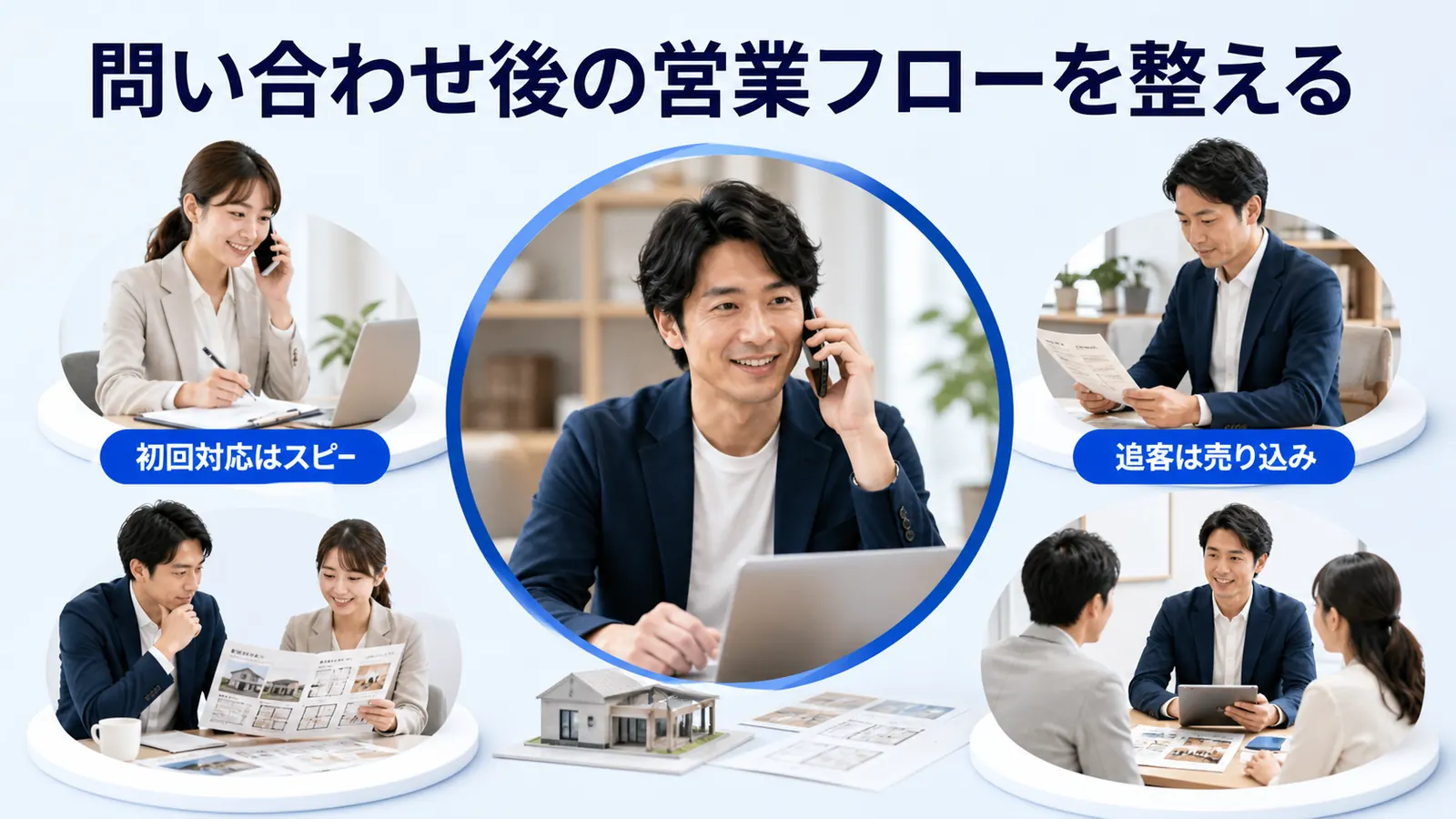 問い合わせ後の営業フローを整える
