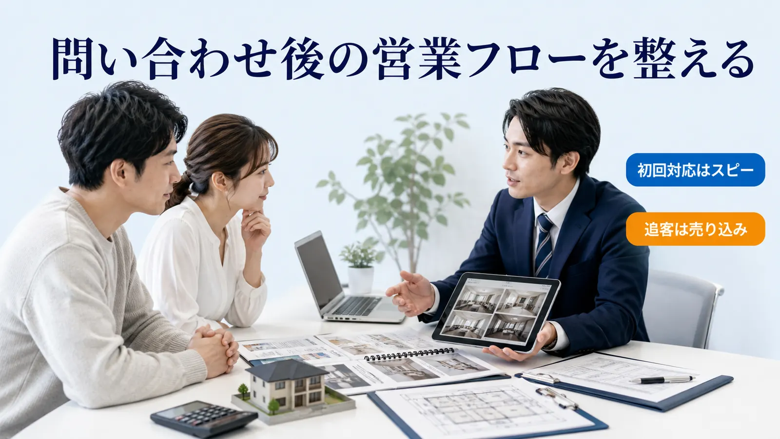 問い合わせ後の営業フローを整える