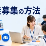 生徒募集の方法を内容別のオリジナル構図で整理した図解