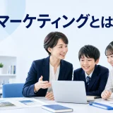 教育マーケティングとはを内容別のオリジナル構図で整理した図解
