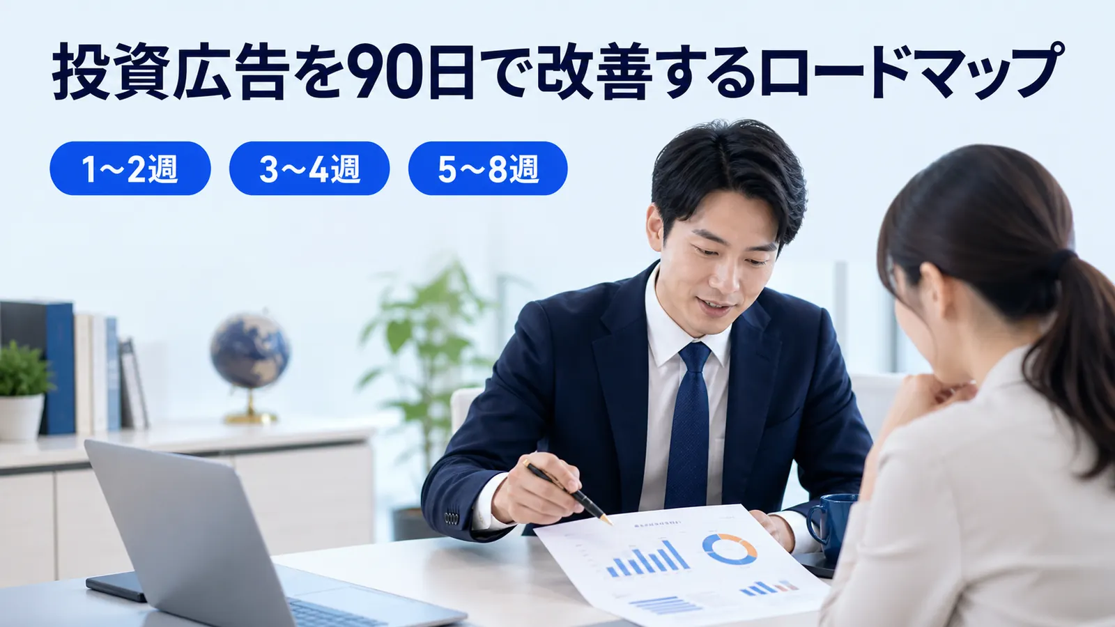 投資広告を90日で改善するロードマップ