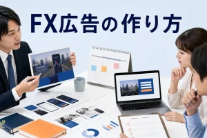 FX広告の作り方を内容別のオリジナル構図で整理した図解