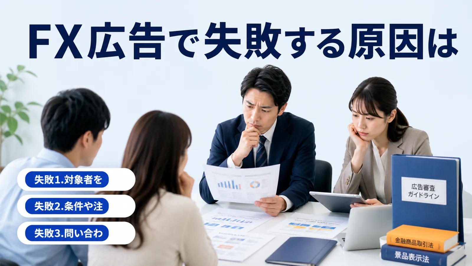 FX広告で失敗する原因は