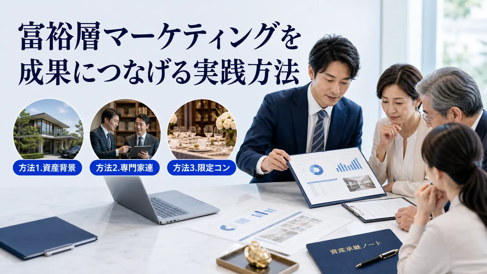 富裕層マーケティングを成果につなげる実践方法