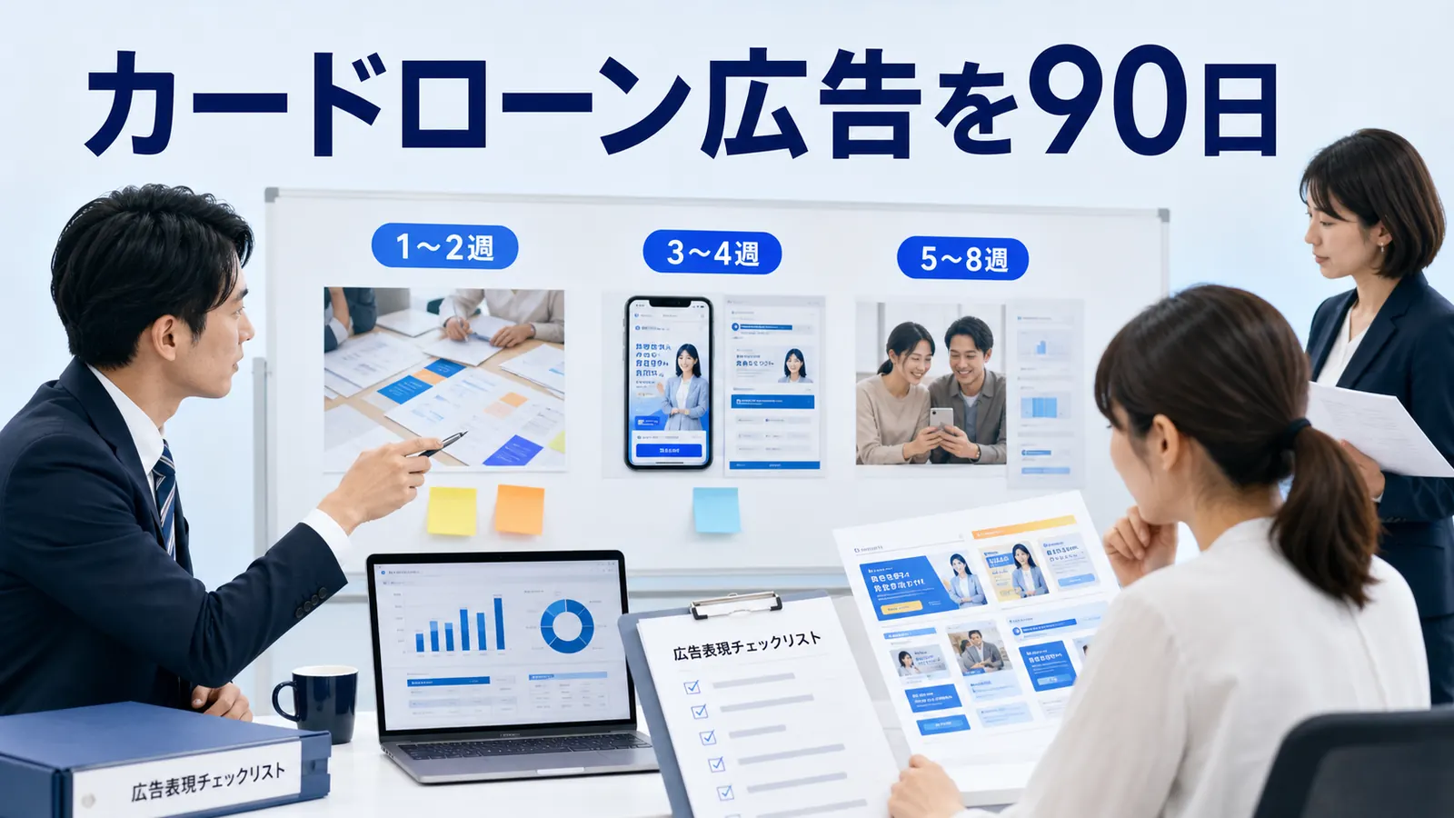 カードローン広告を90日