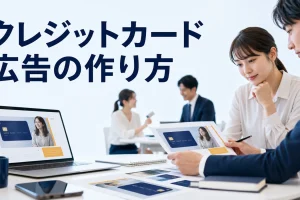 クレジットカード広告の作り方を内容別のオリジナル構図で整理した図解